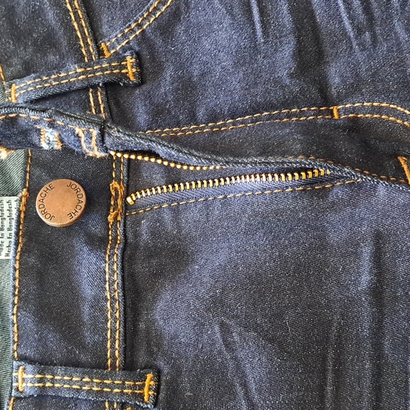 Dark Wash Jordache High Rise Ankle Legging - Picture 6 of 9